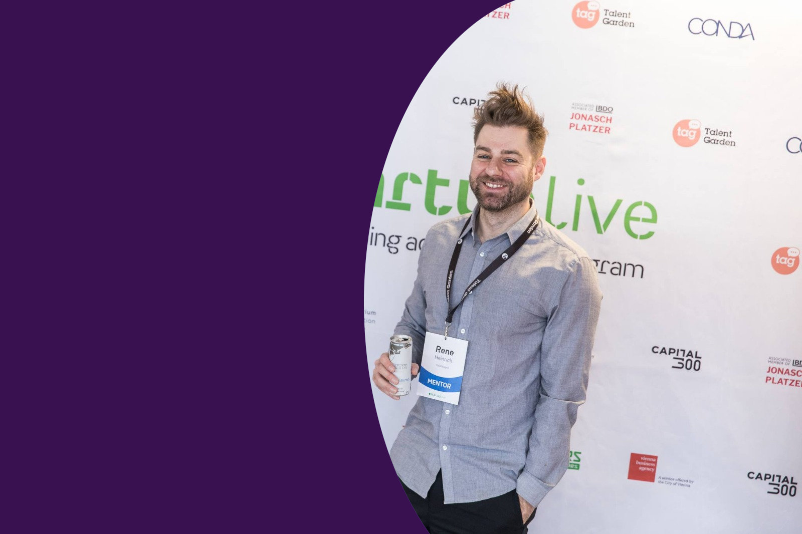 René Heinrich bei Startup Live